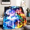 Hunter × Hunter (1) Coperta Adatta a Tutte le Stagioni e Perfetta per i Pisolini Presenta Colori Vivaci Un Regalo Ideale per Famiglia e Amici