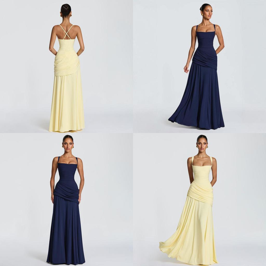 Elegant Summer Sleeveless Dress With High Waist For Casual And Party Wear