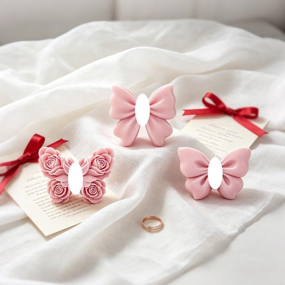1pc DIY Silicone Candle Mold Flower Relief Rose Butterfly Mold Aroma Candle Plaster