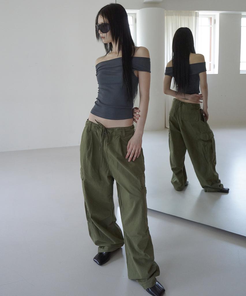 Peulojegteuweibeu Hit Cargo Pants (4Color)