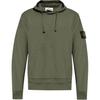 Fleece Garment Dyed Hoodie Musk Men Tops Green 811564151-V0059