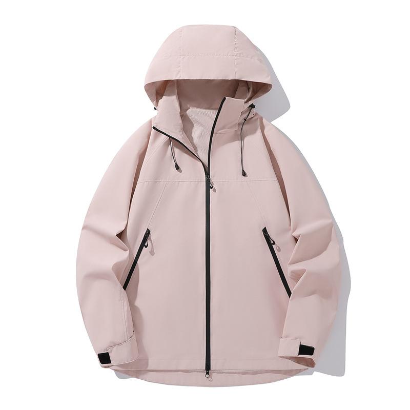 Outdoor Jacket Men's and Women's Autumn New Trend Fashion Hooded Windproof Waterproof Jacket Couple Mountaineering Suit