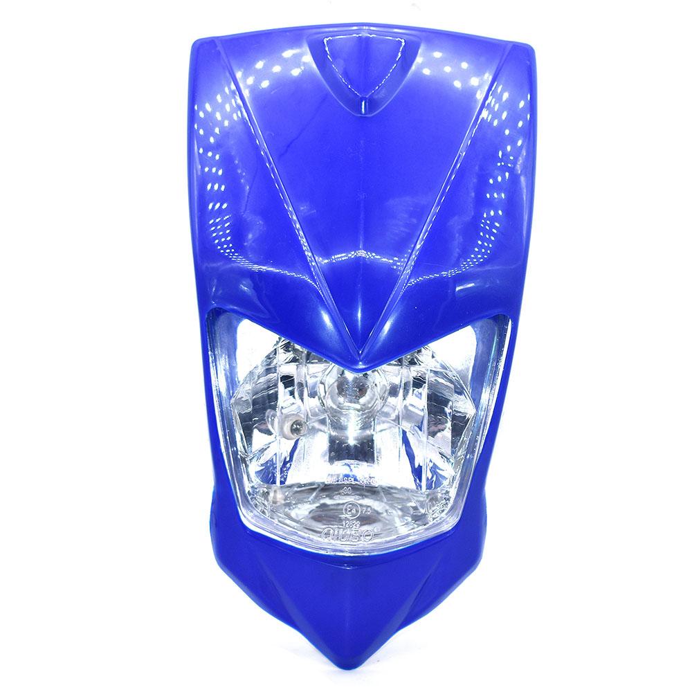 ATV Quad Headlight Cover With Headlight for Four Wheel Motorcycle Parts 150-250CC синий