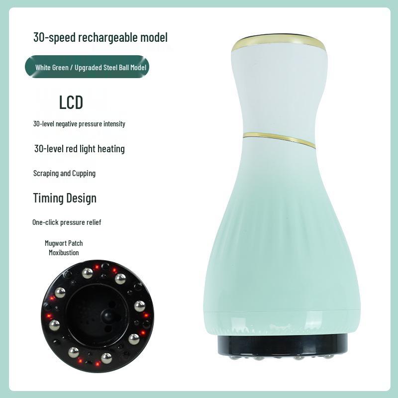 Smart Electric Gua Sha Vacuum Cupping & Heating Massage Device