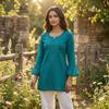 Ensemble Kurti Tunique Haut de Fête Bollywood Indien Ensemble Kurta Court Ethnique pour Femmes