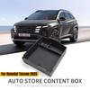 Car Armrest Box Storage Tray for Hyundai Tucson 2025 Column-shift Vehicle Center Console Organizer Tray Content Organizer Case