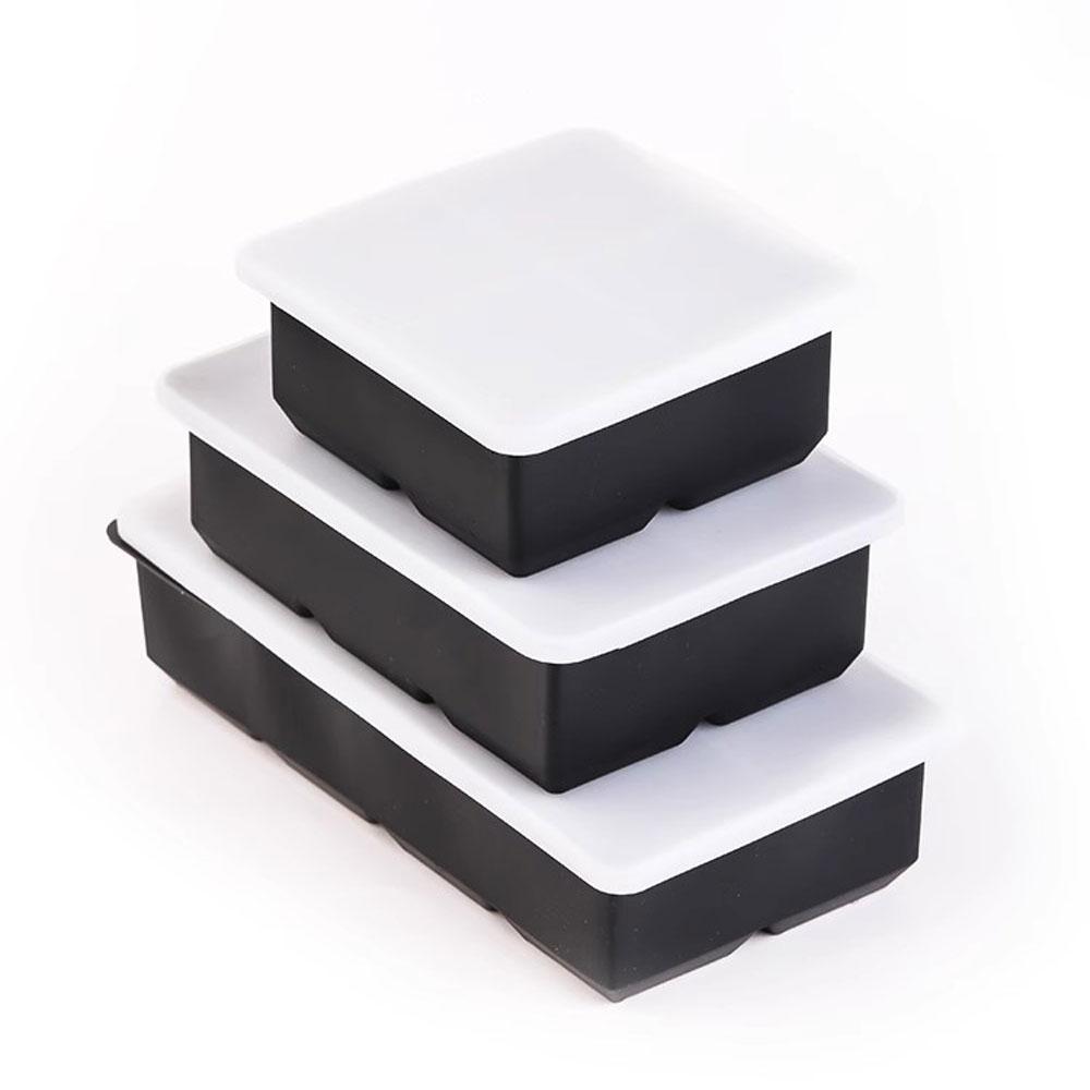 4/6/8Grids Silicone Ice Cube Molds Spherical Ice Molds Reusable Whiskey Ice Cube Molds Cocktail Freezer DIY Homemade Barware