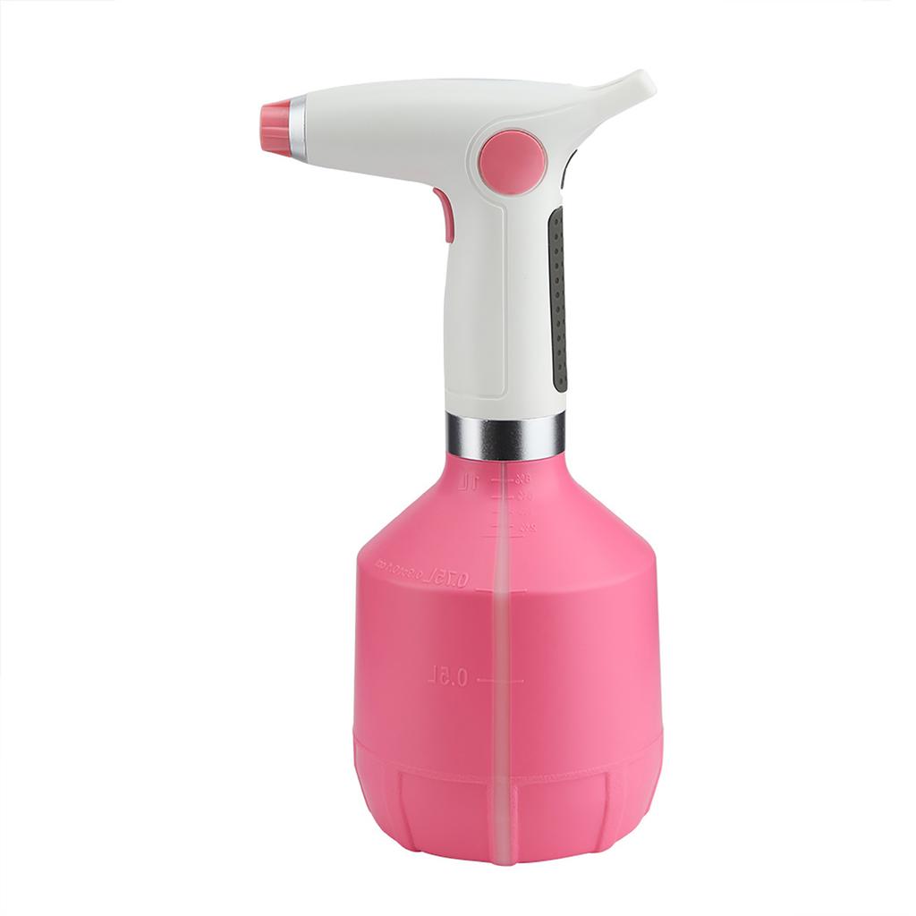 USB Wiederaufladbare Elektrische Sprühflasche Bewässerungswerkzeug für Blume Pflanze (Rosa)