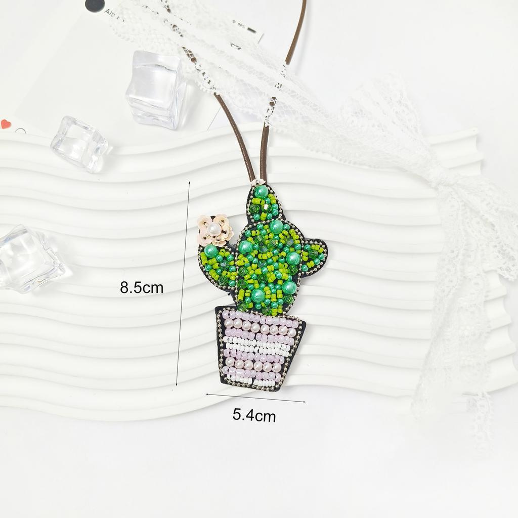 5-10cm Coconut Tree Decor Rainbow Patch Beaded Pendant For Clothing Applique Tropical Decor Wall Decor