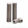10 pcs M1.6 M2 M2.5 M3 M4 M5 M6 M8 M10 X 3-60 mm Pure Titanium TA2 GR2 Cup Point Flat Culet Headless Hex Allen Socket Screw Bolt