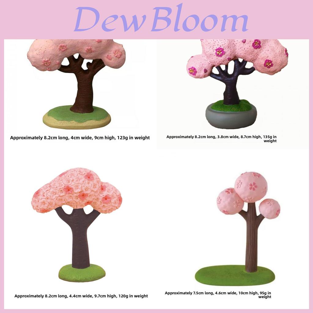 Zakka Cherry Blossom Resin Decor Gift For Home And Office Scenes