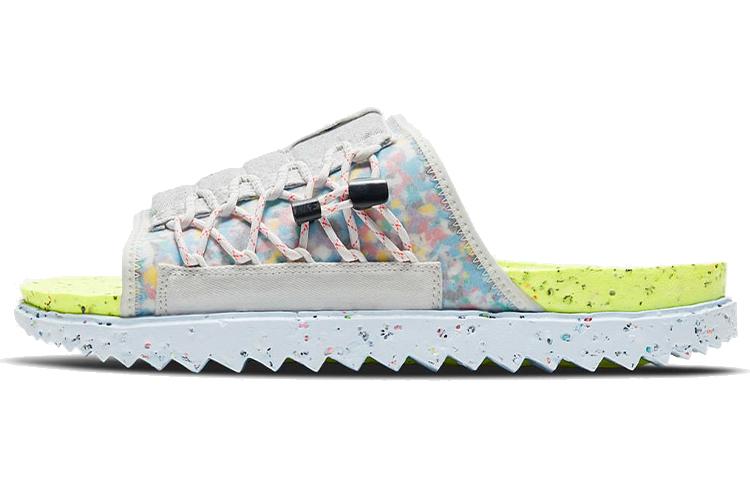 Шлепанцы Nike Asuna Crater Slide Платиновый Lint Volt Шамбре Синий Черный DJ4629-001 42.5