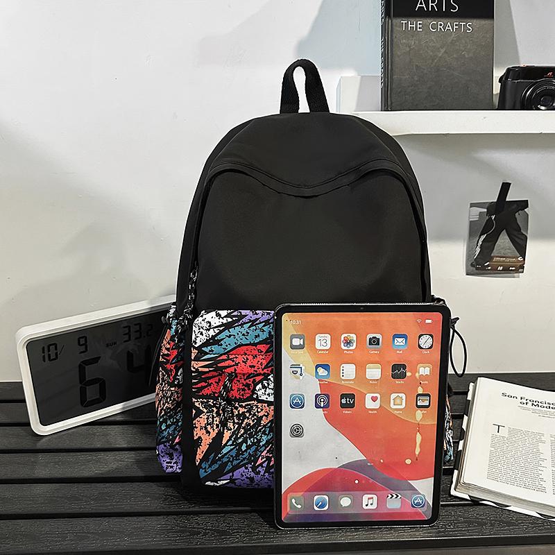 Outdoor Sports Backpack Geometric Backpack Student Schoolbag