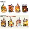 iikuru Christmas Light Christmas House Indoor Home Accessories Set Decorations, 4-Piece Set, Decorations, Decor, Decor, Accessories, (YA272)