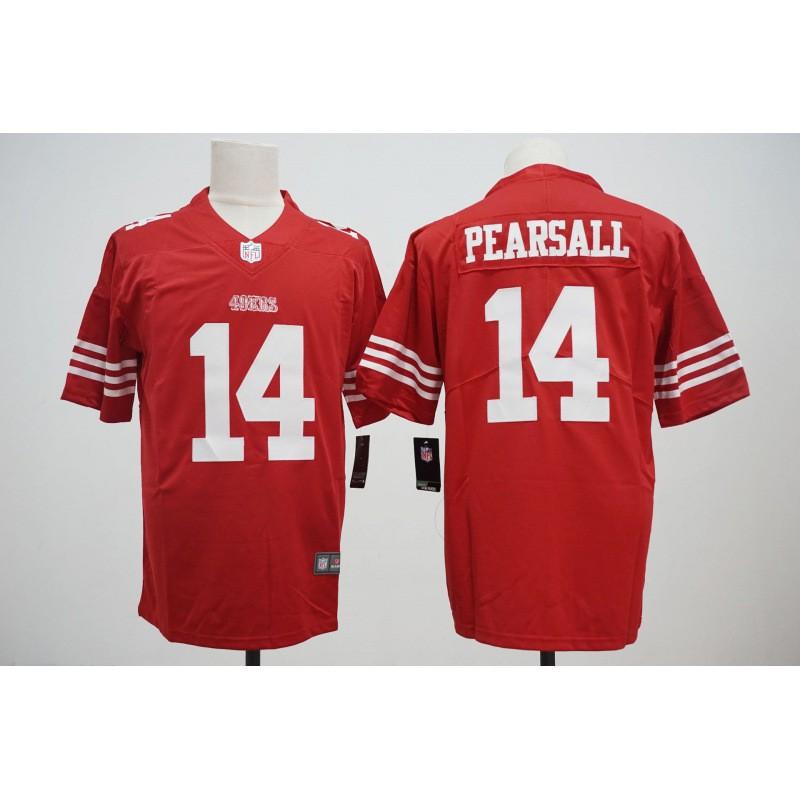 2026 NFL Short Sleeve Jersey San Francisco 49ers Embroidered Football