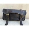 Motorcycle Saddle Side Bag Real Vintage Leather Left Right Front Back Tool Pouch