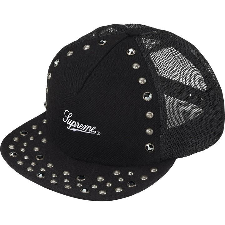 Supreme b.b. Simon Studded Mesh Back 5-Panel Black One-Size