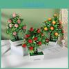 Árvore de Frutas Falsa Decorativa Para Sala de Estar Adereços de Fotografia Coleção Rica de Folhagem