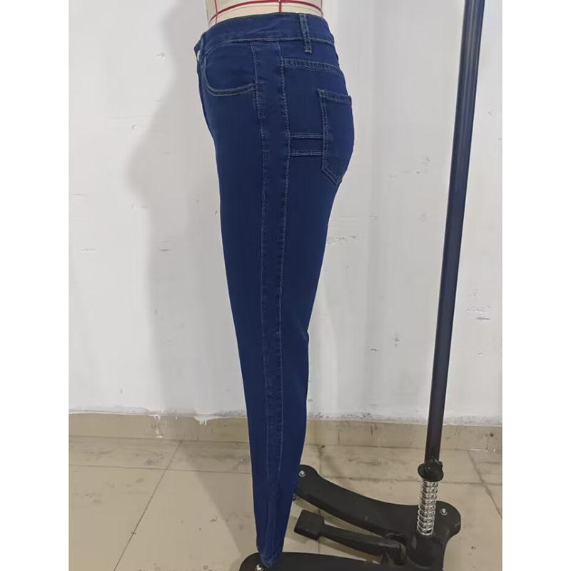 Skinny Stretch Small Leg Jeans Four Seasons Simple Casual Denim Nine-point Pants Women Sexy Hip Hugging Jeans