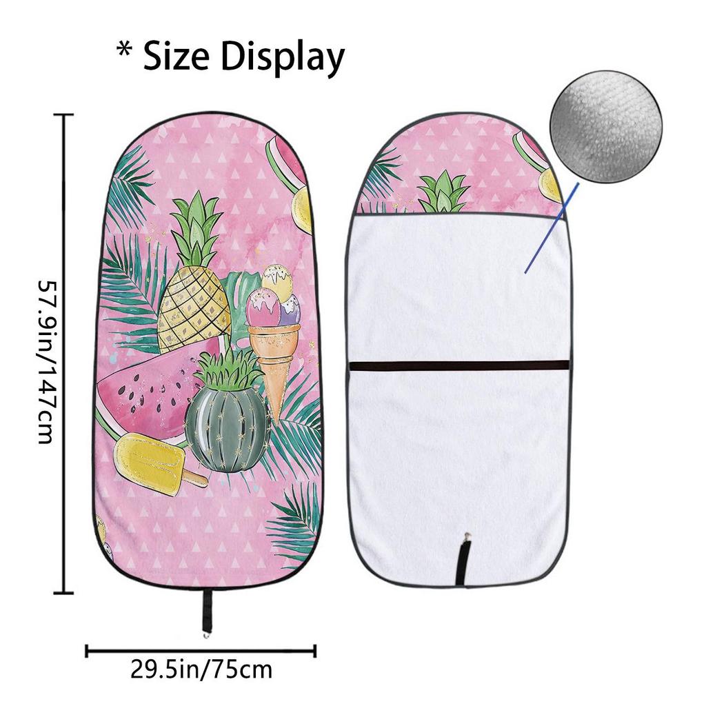 Universal Car Seat Towel Cover: Front Seat Protector for Gym, Workout, All Seasons