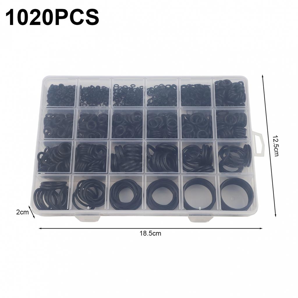 Nitrile Rubber O-ring Kit Sealing Gasket DIY Repair Tools
