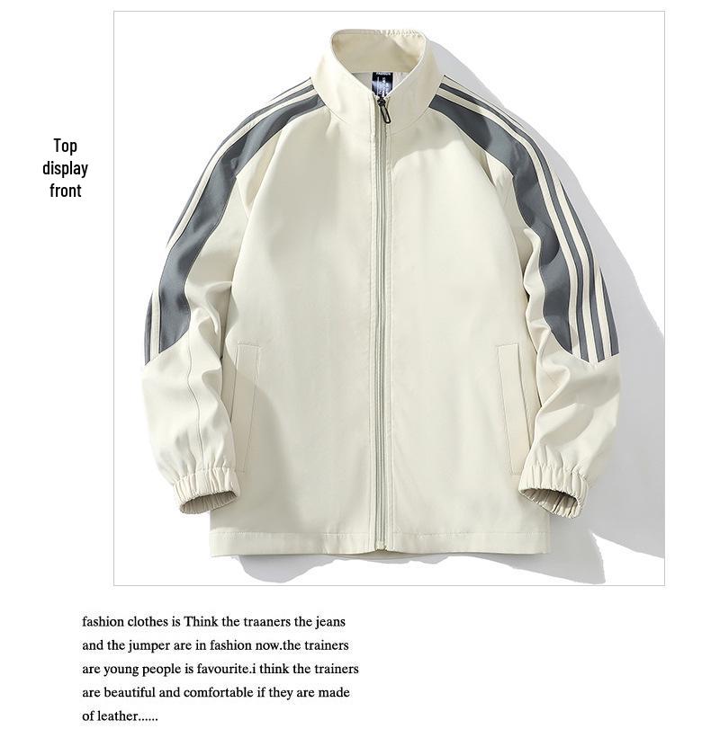 Men's Spring/Autumn Casual Sport Jacket & Pants Set - 2025 Trendy Two-Piece Outfit