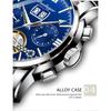 POEDAGAR Business Watch Men Luxury Fashion Stainless Steel Sport Watches Masculino