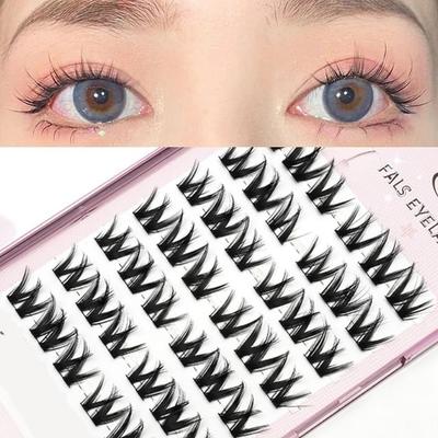 Lactacia - Klebefreie Wimpern-Cluster mit Pinzette