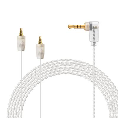 OKCSC Aurora Earphone Cable IE40Pro Balanced Connection For SENNHEISER Compatible with IE40 Pro 2 Cores High Purity OFC Silver Plated Extra Thin Type