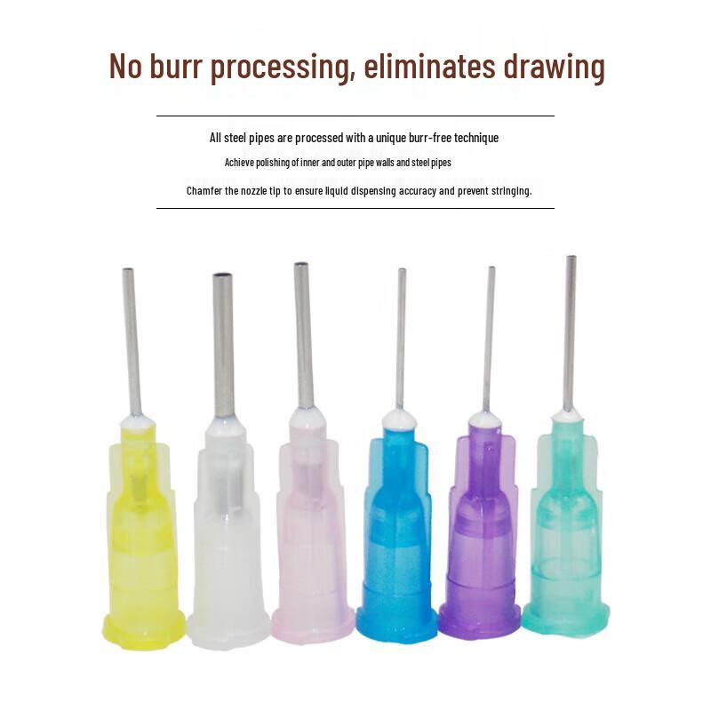 Jiezhuze Stainless Steel Bayonet Dispensing Needles (100-Pack)