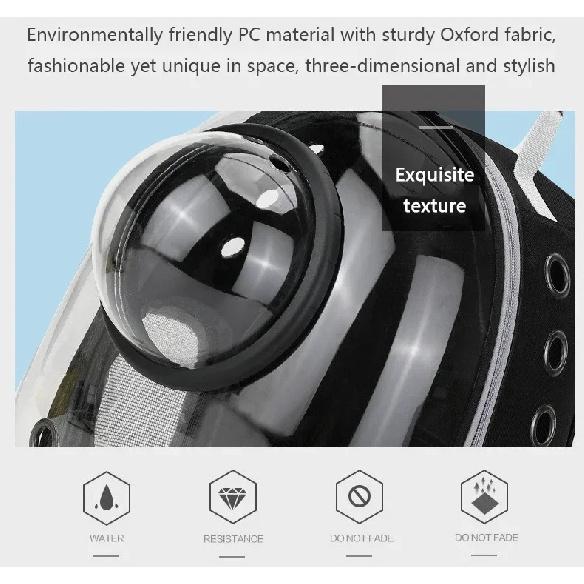 Pet Cat Carrying Bag Space Pet Backpacks Breathable Portable Transparent Backpack Puppy Dog Transport Carrier Space Capsule Bags