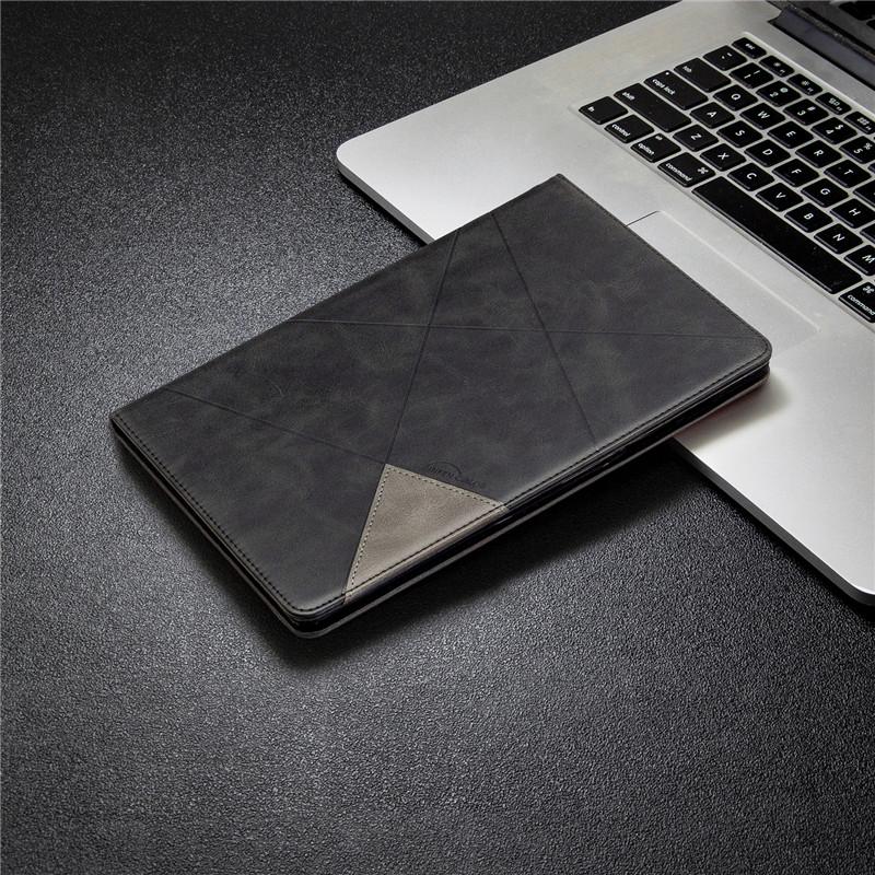 Pour Samsung Galaxy Tab A 8.0 pouce SM P200 P205 Housse en Cuir PU Silicone pour samsung Tab A 8.0 T380 A 8.0 T290 Étui Tab A 8.0 2017 T385 noir