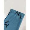 Women's Bohemian Print V-neck Button-up Seven-quarter Sleeve Skirt Dress