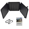 15W 5V Tragbares faltbares Solarpanel mit doppeltem USB-Anschluss für Outdoor-Wandern, Camping, Radfahren, wasserdichtes Ladegerät
