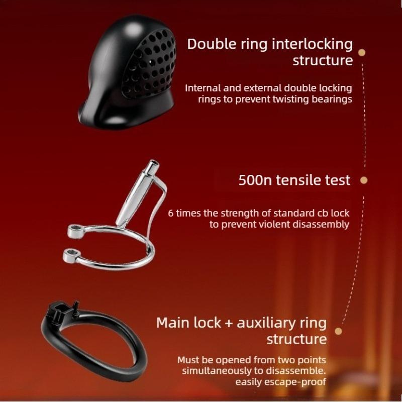 ABS Male Chastity Cage Lock Rings Penis Lock Catheter Plug BDSM Erotic Urethral Lock Bondage Adult Sex Toys Sexy Accessories