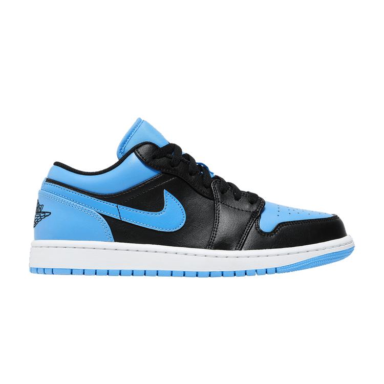 Jordan 1 Low Черный Университетский Синий 44