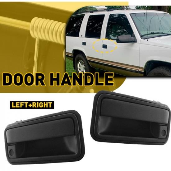 Front Left + Right Exterior Door Handle For 1988-1999 Chevrolet K1500 C1500 EK