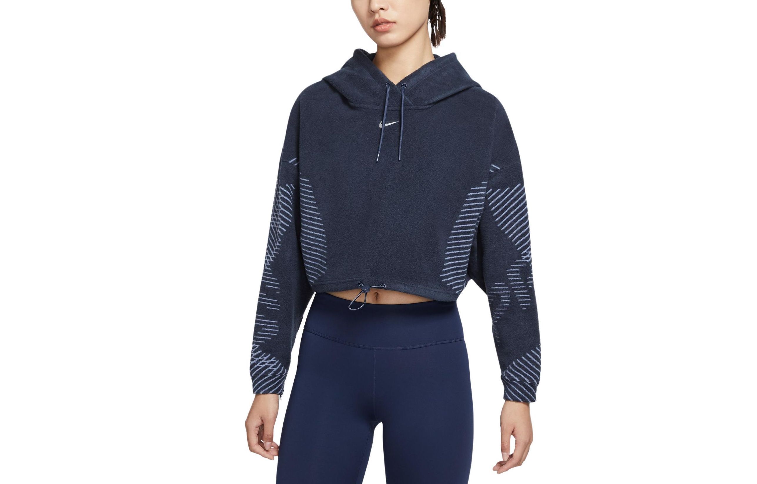 

Nike Sweatshirts Women s Lightning Blue/Metallic Silver Hooded Moderate Other DD6329-437 XL