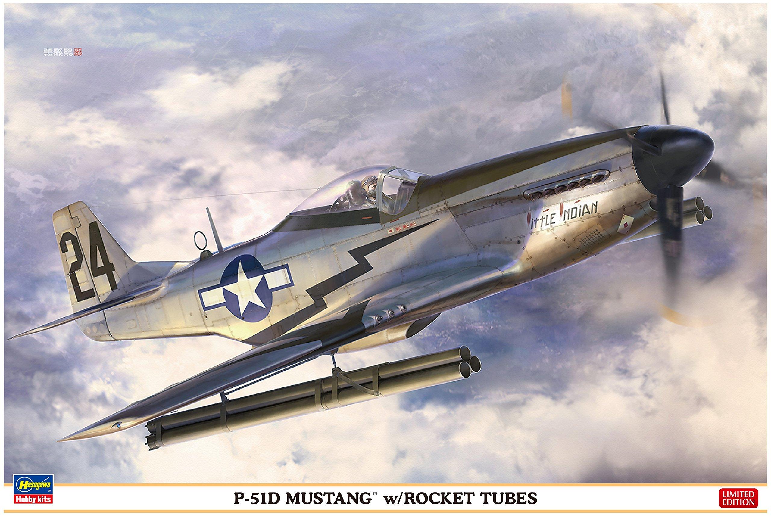 

Hasegawa Mustang Tube Plastic Model 08244 1/32 P-51D с ракетой