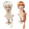 Cartoon Film Figure Cosplay Wig Synthetic Long Braid Wig Halloween Christmas Women Cosplay Party