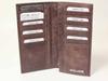 Police Multifunctional Leather Long Wallet with Italian Brand Sunglasses (D.Brown)