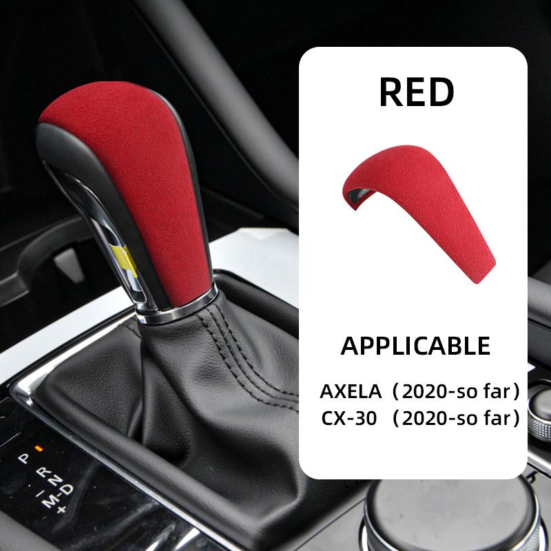 Per Mazda CX-30 DM AXELA 2019-2024 Accessori Auto Copertura Pomello Leva Cambio in Camoscio Cornice Protettiva Decorazione Interna