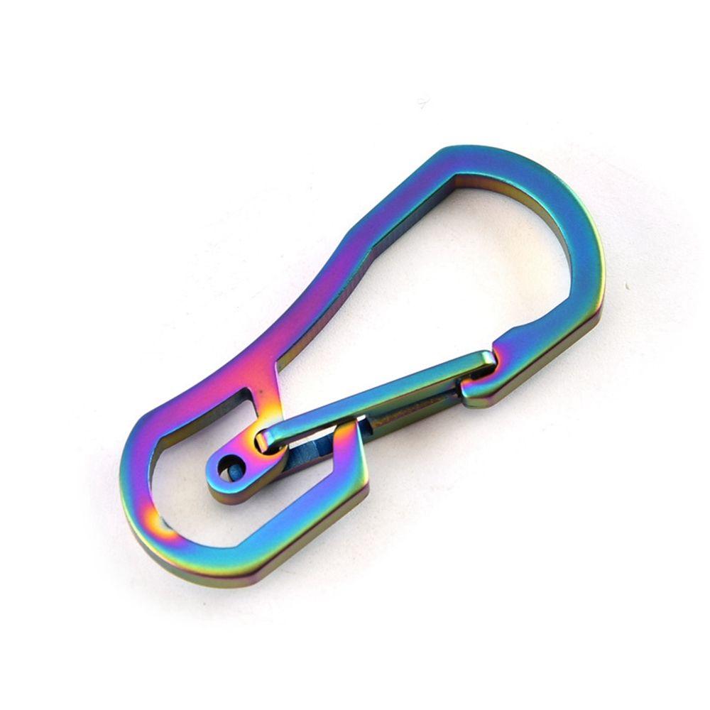 Keyring Hang Buckle Outdoor Tool Camping Clip Keychain Holder Climbing Carabiner Key Ring Hook