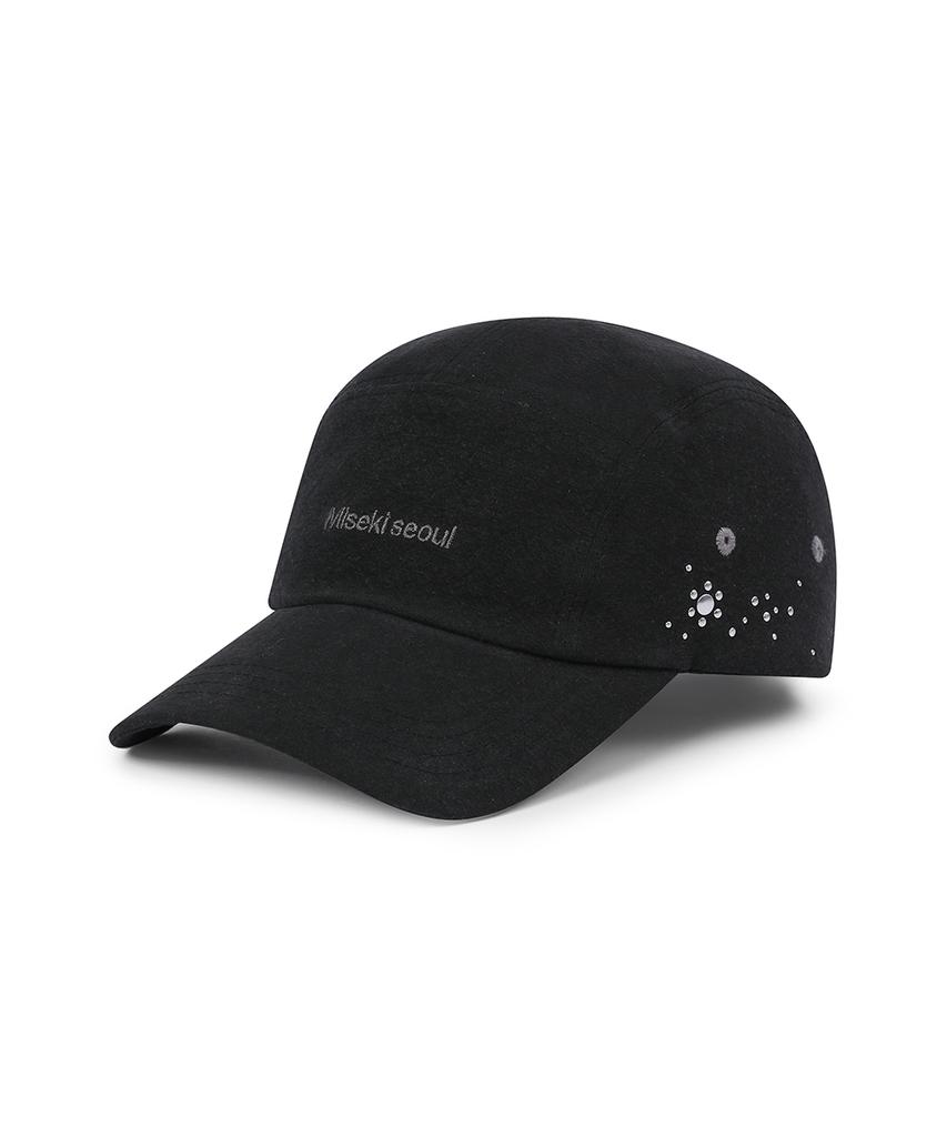 MISEKI SEOUL Hotfix Logo Ball Cap Black