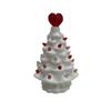 Ceramic Valentine's Day Tree LED Ornament Battery Box Home Ceramic Luminous Crafts