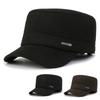 Men Letters Classic Warm Flat Cap Winter Ear Protection Thickened Travel Outdoor