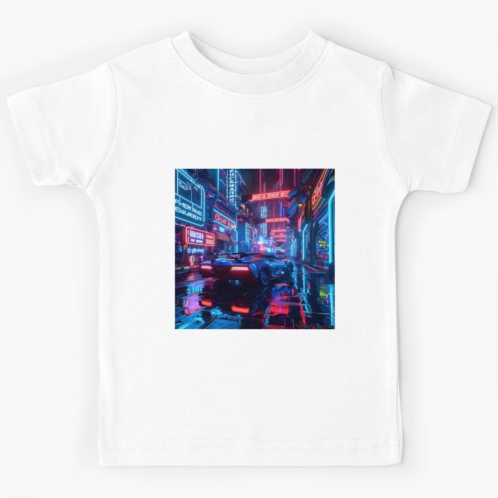 Neon Raceway Kids T-Shirt 170