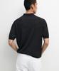 Masimodutti Wool Blend Short Sleeve Knit Polo Shirt