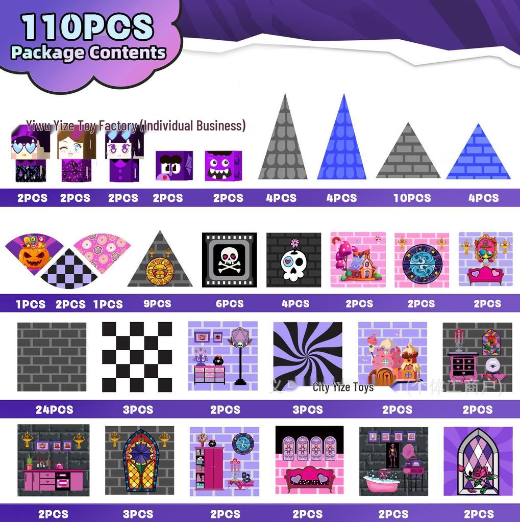 Magic Candy House Magnetic Tiles: Children's Educational Building Set