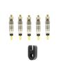 2/5/10ps Bicycle Presta Valve Core Brass FV MTB Road Bike Tyre Valve Core Presta Replacement Tubeless Core Remover Tool Tire Chucks 1